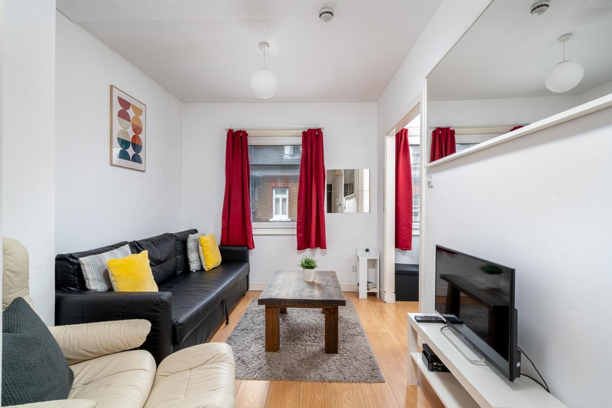 Carnaby & Oxford Street - Central Soho - One Bedroom - Double Bed & Sofabed 런던 외부 사진